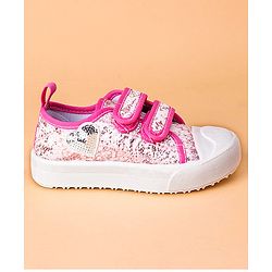 Cute Walk by Babyhug Casual Shoes with Sequins - Pink