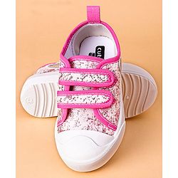 Cute Walk by Babyhug Casual Shoes with Sequins - Pink