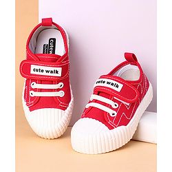 Cute Walk by Babyhug Casual Shoes - Red