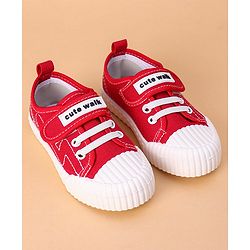 Cute Walk by Babyhug Casual Shoes - Red