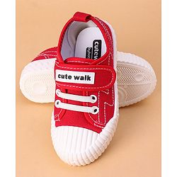 Cute Walk by Babyhug Casual Shoes - Red