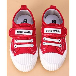 Cute Walk by Babyhug Casual Shoes - Red