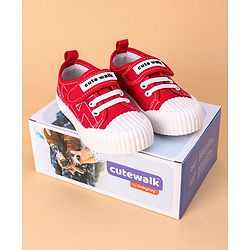 Cute Walk by Babyhug Casual Shoes - Red