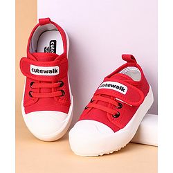 Cute Walk by Babyhug Casual Shoes - Red