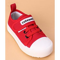 Cute Walk by Babyhug Casual Shoes - Red