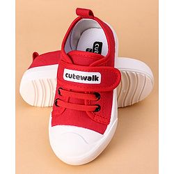 Cute Walk by Babyhug Casual Shoes - Red