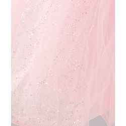 Babyhug Sleeveless Fit and Flare Embellished Party Frock with Corsage - Pink