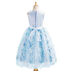 Babyhug Sleeveless Party Wear Gown - Frozen Blue
