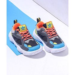 Cute Walk by Babyhug Sports Shoes - Orange