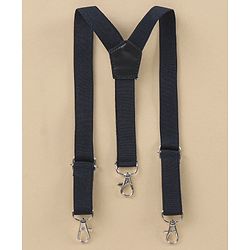 Babyhug Full Sleeves Shirt & Trouser with Suspenders Set & Bow - Sky Blue