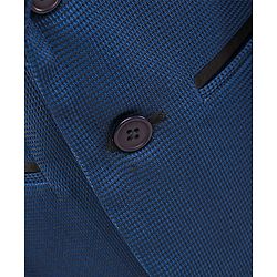 Babyhug Full Sleeves 3 Piece Party Suit With Bow - Navy Blue