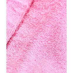 Babyhug 3/4th Sleeves Crown Bathrobe - Pink