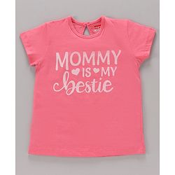 Babyhug Cotton Knit Half Sleeves Tops Text and Floral Pack Of 3 - Multicolor