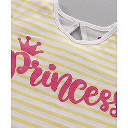 Babyhug Cotton Knit Half Sleeves Tops Text and Floral Pack Of 3 - Multicolor