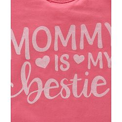Babyhug Cotton Knit Half Sleeves Tops Text and Floral Pack Of 3 - Multicolor