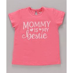 Babyhug Cotton Knit Half Sleeves Tops Text and Floral Pack Of 3 - Multicolor