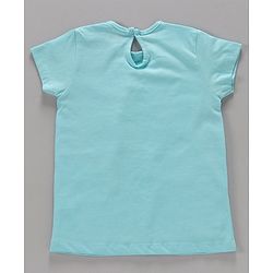 Babyhug Cotton Knit Half Sleeves Tops Text and Floral Pack Of 3 - Multicolor