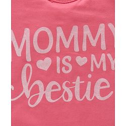 Babyhug Cotton Knit Half Sleeves Tops Text and Floral Pack Of 3 - Multicolor