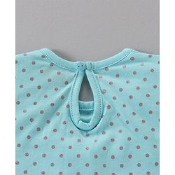 Babyhug Cotton Short Sleeves Floral Print Tees Pack of 3 - Blue