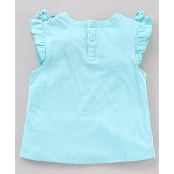 Babyhug Frill Sleeves Cotton Bird and Floral Graphics Tops Pack of 3 - Multicolour