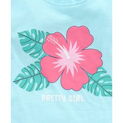 Babyhug Frill Sleeves Cotton Bird and Floral Graphics Tops Pack of 3 - Multicolour