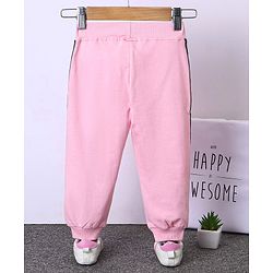 Babyhug Full Length Lounge Pant Star Print - Pink