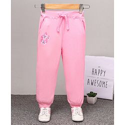 Babyhug Full Length Lounge Pant - Pink