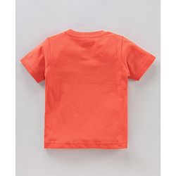 Babyhug Half Sleeves Cotton T-shirt Winnie the Pooh Graphic - Red