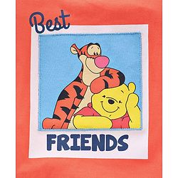 Babyhug Half Sleeves Cotton T-shirt Winnie the Pooh Graphic - Red