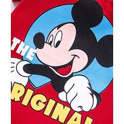 Babyhug Half Sleeves Tee Mickey Print - Red