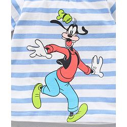 Babyhug Half Sleeves T-Shirt Goofy Print - White