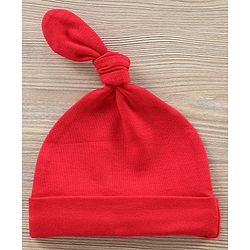 Babyhug 100% Cotton Caps Bear Print Pack of 2 - Yellow Red
