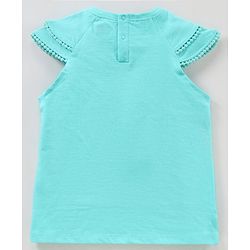 Babyhug Short Sleeves Top Bird Print - Blue