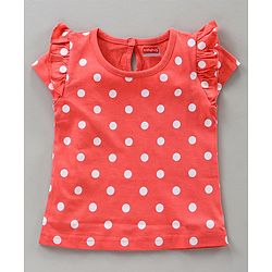 Babyhug Cap Sleeves Tops Strawberry Print Pack of 3 - Multicolour