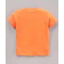 Babyhug Half Sleeves Printed T-Shirts Pack Of 3 - Blue Orange White
