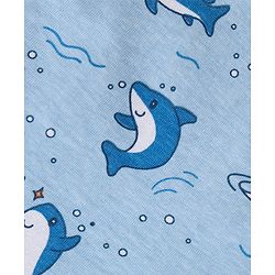 Babyhug Half Sleeves Printed T-Shirts Pack Of 3 - Blue Orange White