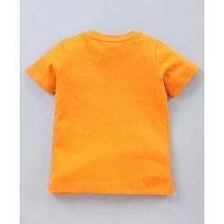Babyhug Half Sleeves T-Shirts Multi Print Pack of 3 - White Green Orange