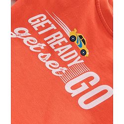 Babyhug Half Sleeves Printed & Striped T-shirts Pack of 3 - Multicolor