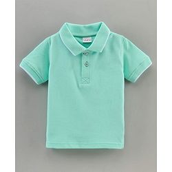 Babyhug Half Sleeves Polo T-Shirt - Blue