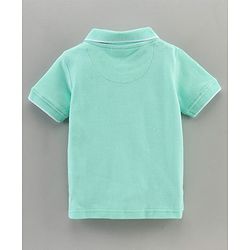 Babyhug Half Sleeves Polo T-Shirt - Blue