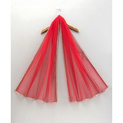 Babyhug Sleeveless Choli & Lehenga with Dupatta - Maroon