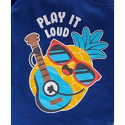 Babyhug Half Sleeves T-Shirts Pineapple Print Pack of 3 - Yellow Blue
