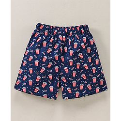 Babyhug Cotton Boxers Multi Print & Checked Pack Of 3 - Multicolour