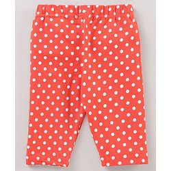 Babyhug 3/4th Lycra Leggings Printed Pack Of 3 - Multicolor