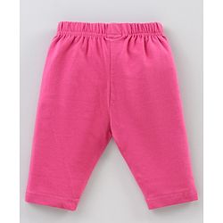 Babyhug Three Fourth Length Lycra Leggings Pack of 3 - Multicolor