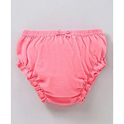 Babyhug 100% Cotton Bloomers Pack Of 7 - Red Blue Green Yellow Pink Orange