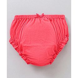 Babyhug 100% Cotton Bloomers Pack Of 7 - Red Blue Green Yellow Pink Orange