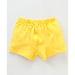 Babyhug 100% Cotton Printed Briefs Pack of 3 - Blue Yellow