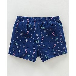 Babyhug 100% Cotton Printed Briefs Pack of 3 - Blue Yellow
