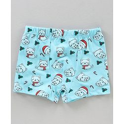 Babyhug Cotton Briefs Striped & Printed Pack of 3 - Multicolour